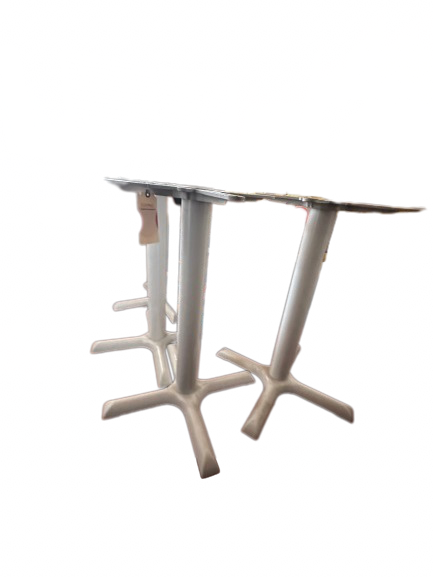 White Metal Restaurant Table Bases