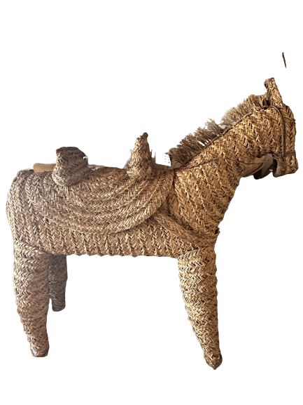 Lifesize Woven Donkey