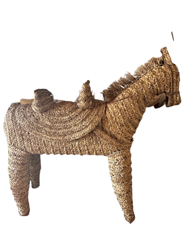 Lifesize Woven Donkey
