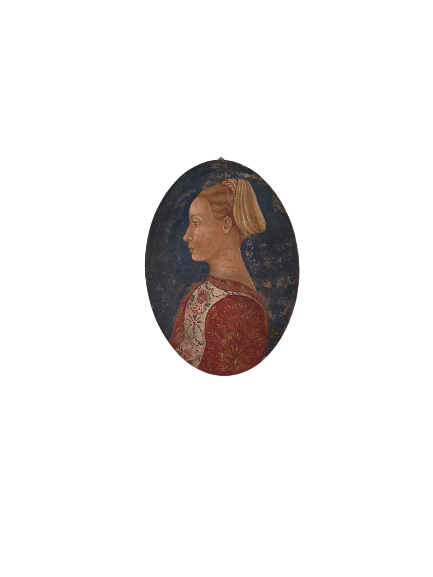Oval Lady Painting