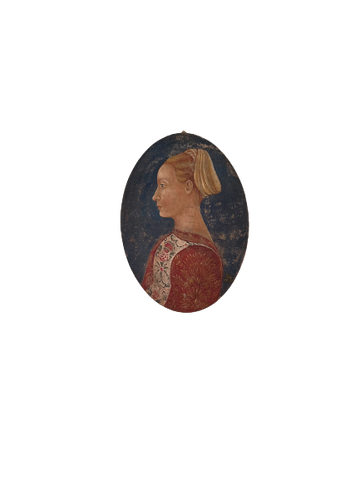 Oval Lady Painting