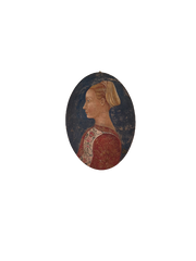 Oval Lady Painting