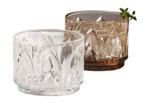 Old Fashioned Stacking Glasses